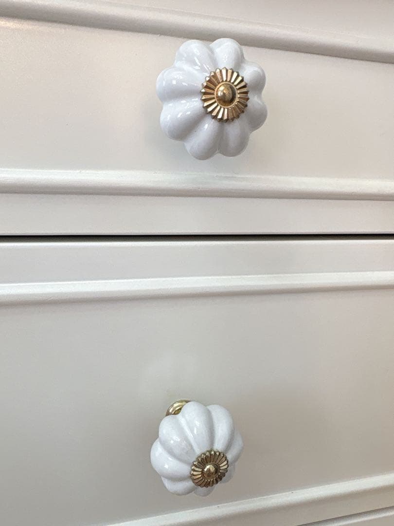 リルデココ★4段チェスト★ホワイト★姫家具★白家具