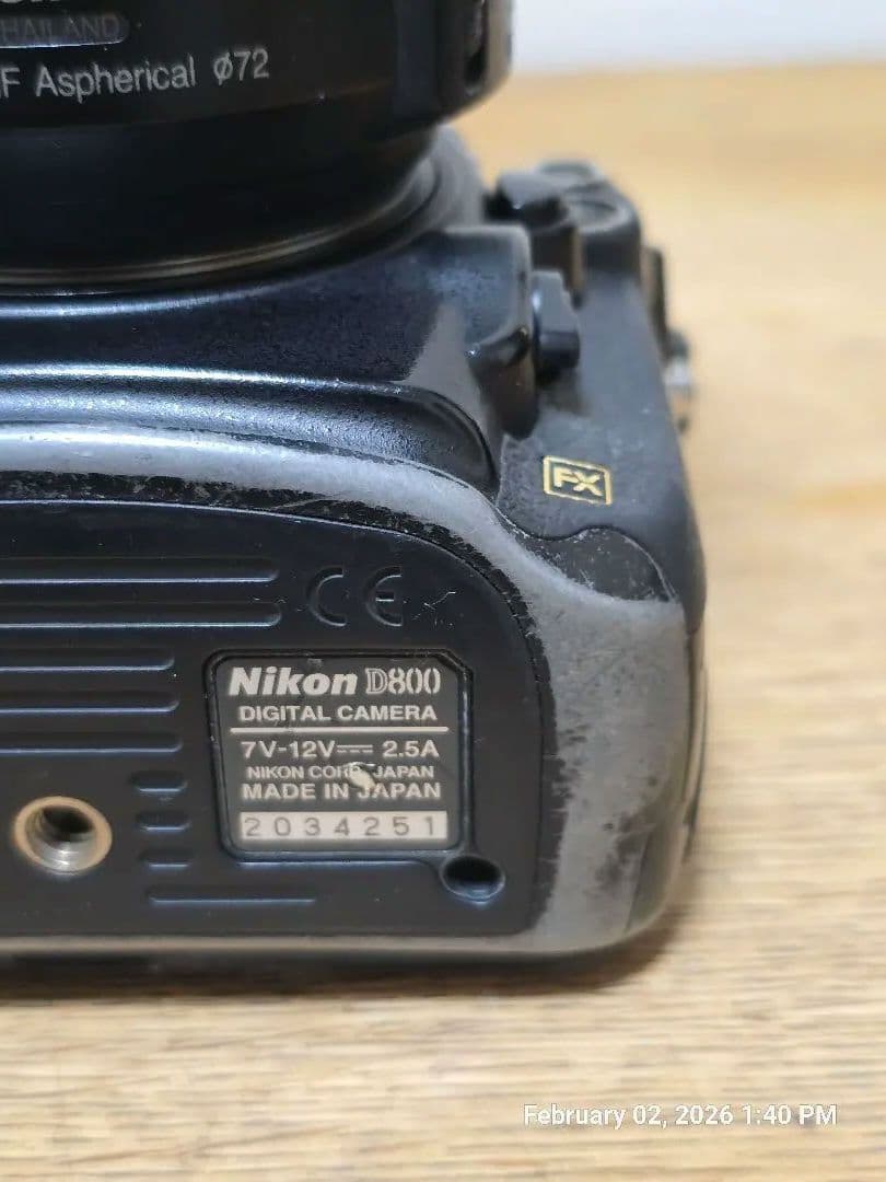 Nikon D800 一眼レフカメラ AF-S NIKKOR 18-200mm