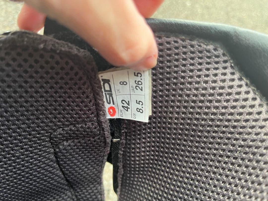 SIDI バイク用ブーツ レッド・ブラック