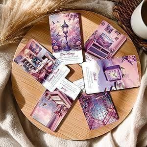 【正規品オラクルカード】夢可愛い✨ピンクエッジ✨家がテーマの女子力溢れるデッキ