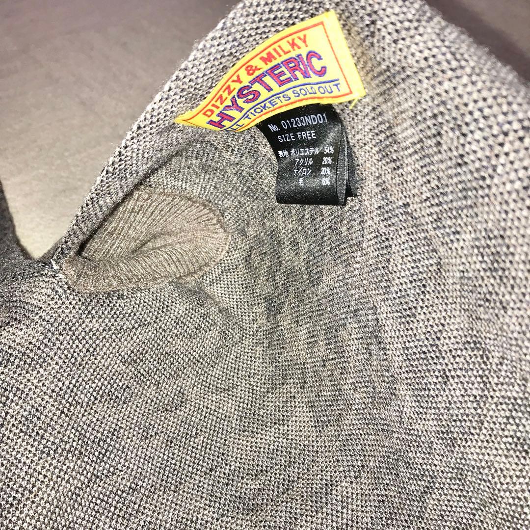 ヒステリックグラマー ポンチョ ストール レオパ カーディガン S3210