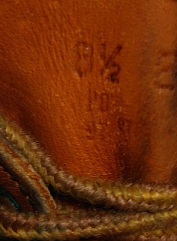 レッドウイング アイリッシュセッター 875 犬刻印 97年製