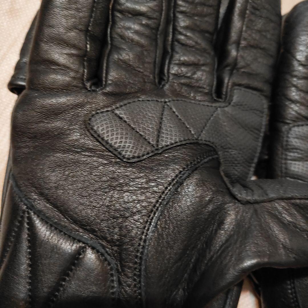 ULTIMATE SKULLFLIGHT ブラックレザーグローブ