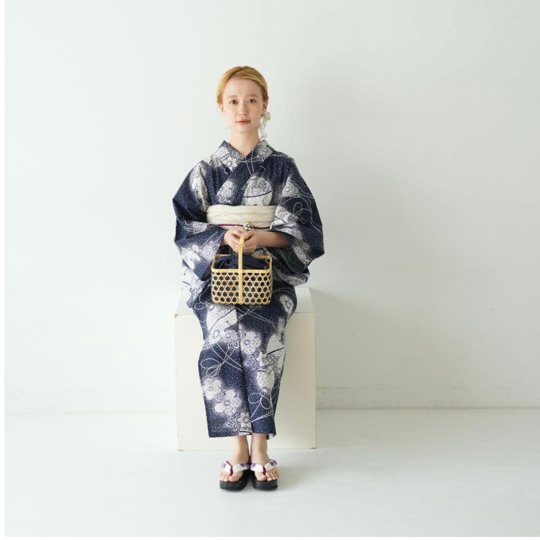【値下げ可能】【低身長向け】 utatane レディース　浴衣　クリーニング済み