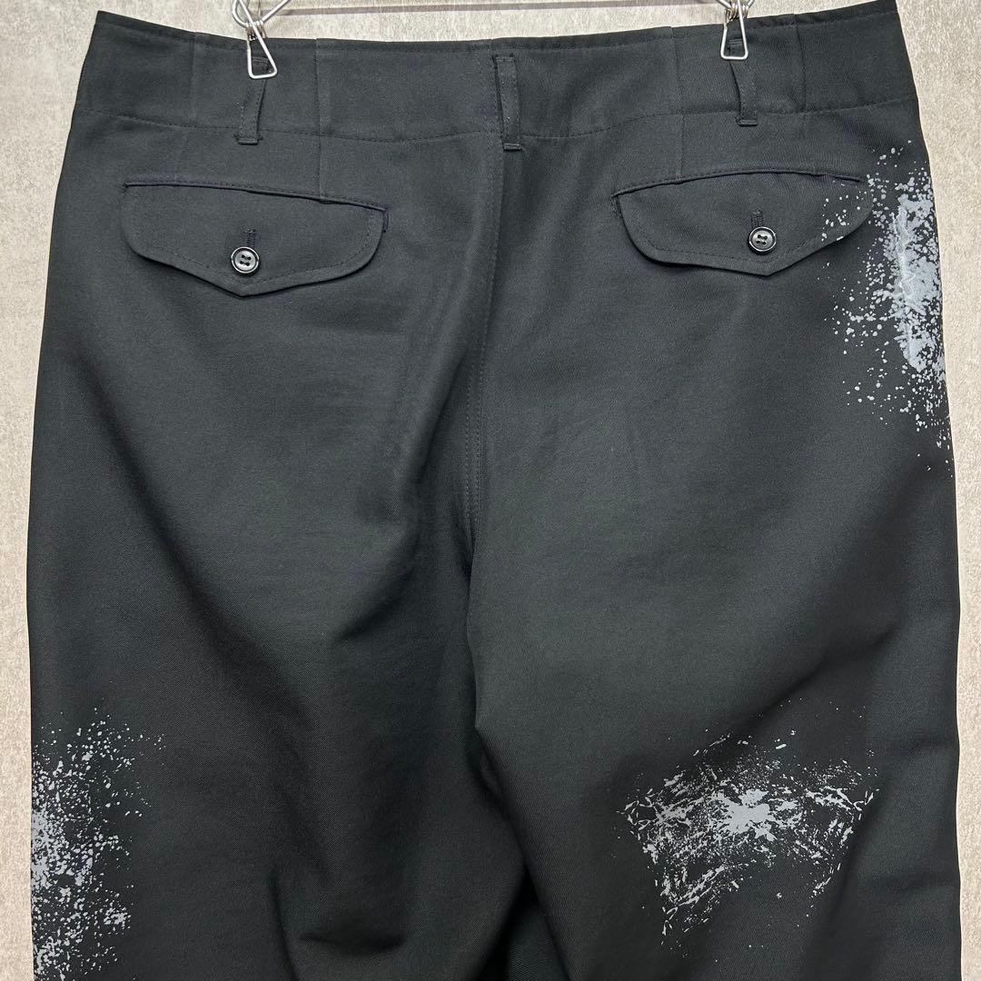 【山口一郎着用モデル】コムデギャルソンシャツ ペイント セットアップ M 黒