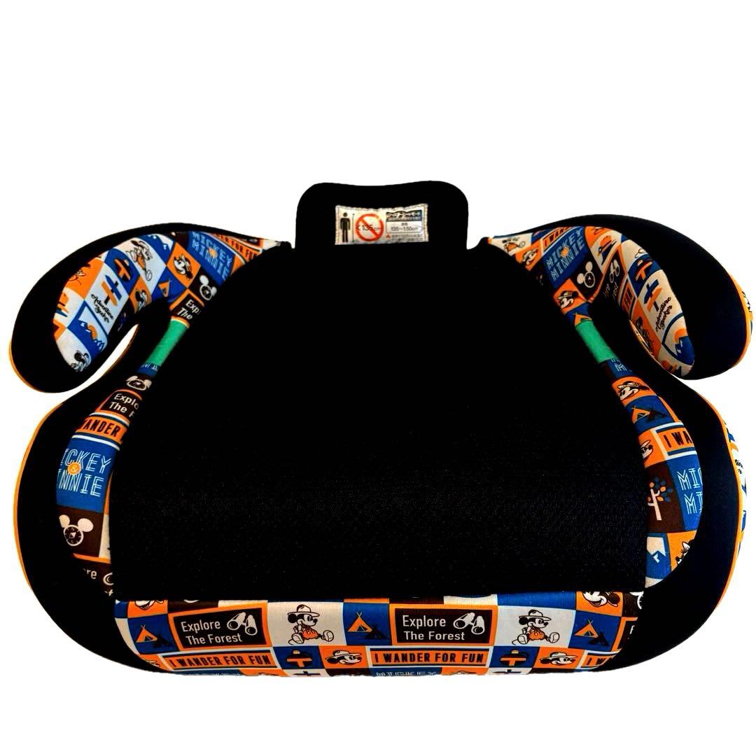 未使用級 ジュニアシート マムズキャリー ハイバックFIX ミッキー(キャンプ)