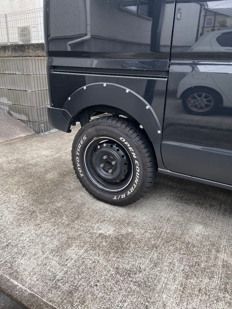 エブリィ　オーバーフェンダー　アウトクラスカーズ　da17v