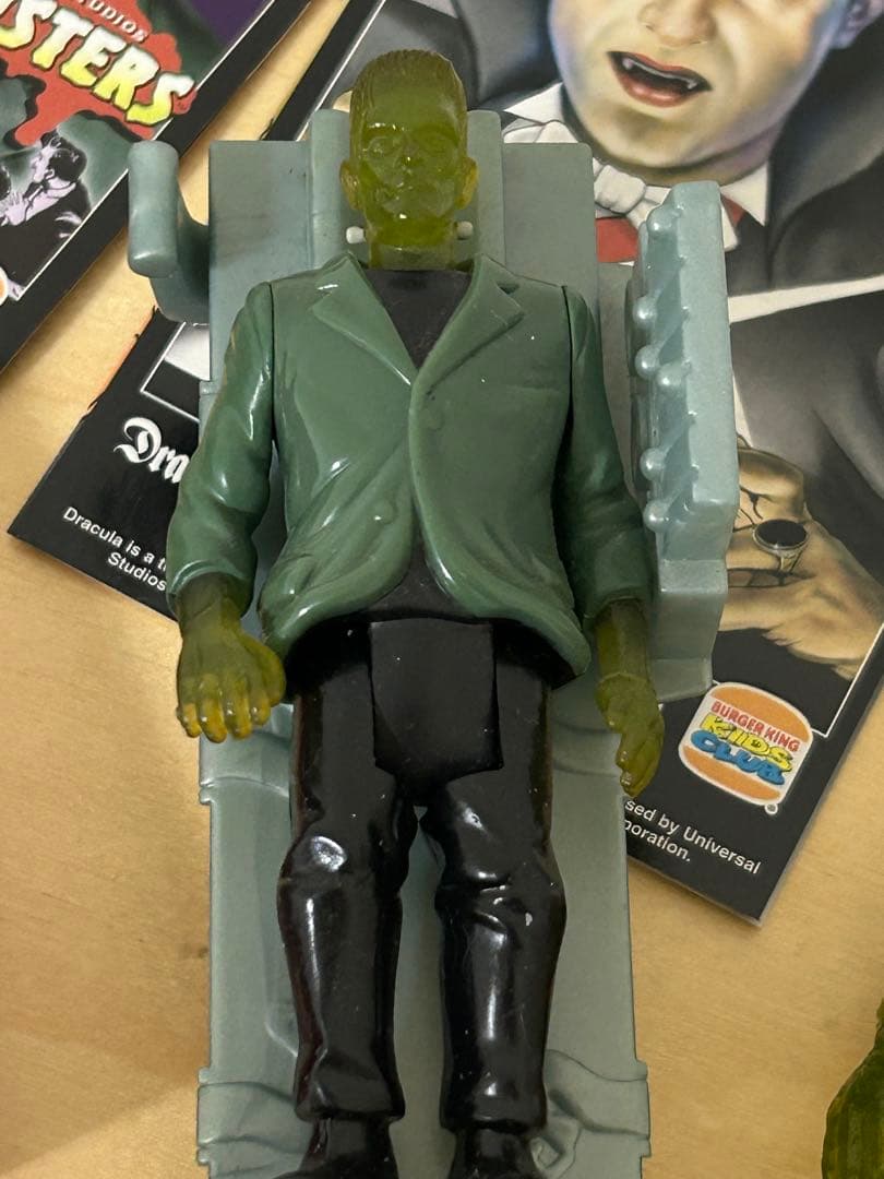 1997年ユニバーサル・モンスターズ バーガーキング4点コンプリートセット