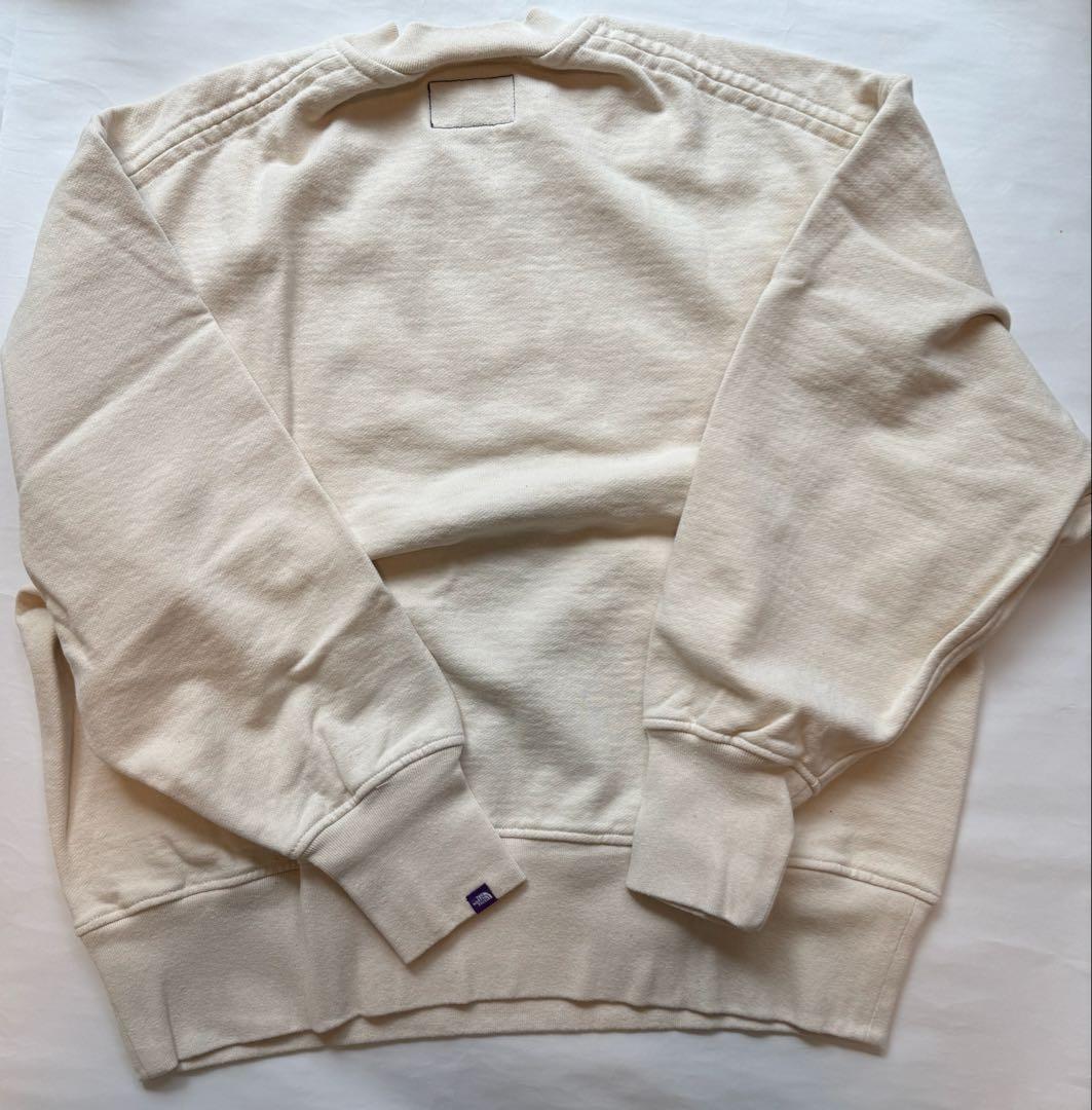 新品未使用ザノースフェイスパープルレーベル13オンスモックネックスウェット日本製