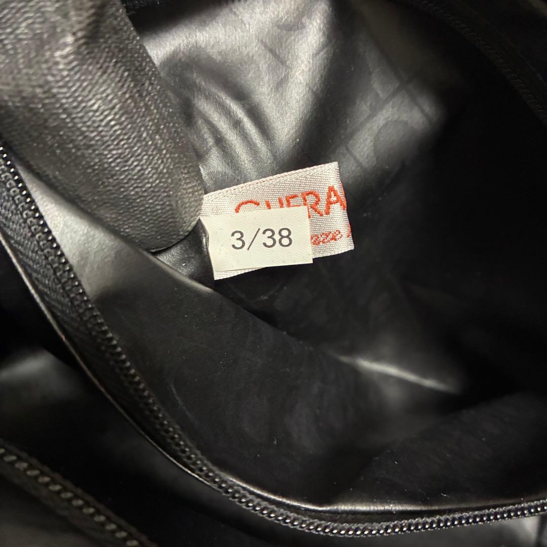 美品✨ゲラルディーニ トートバッグ ソフティ ブラック イタリア製