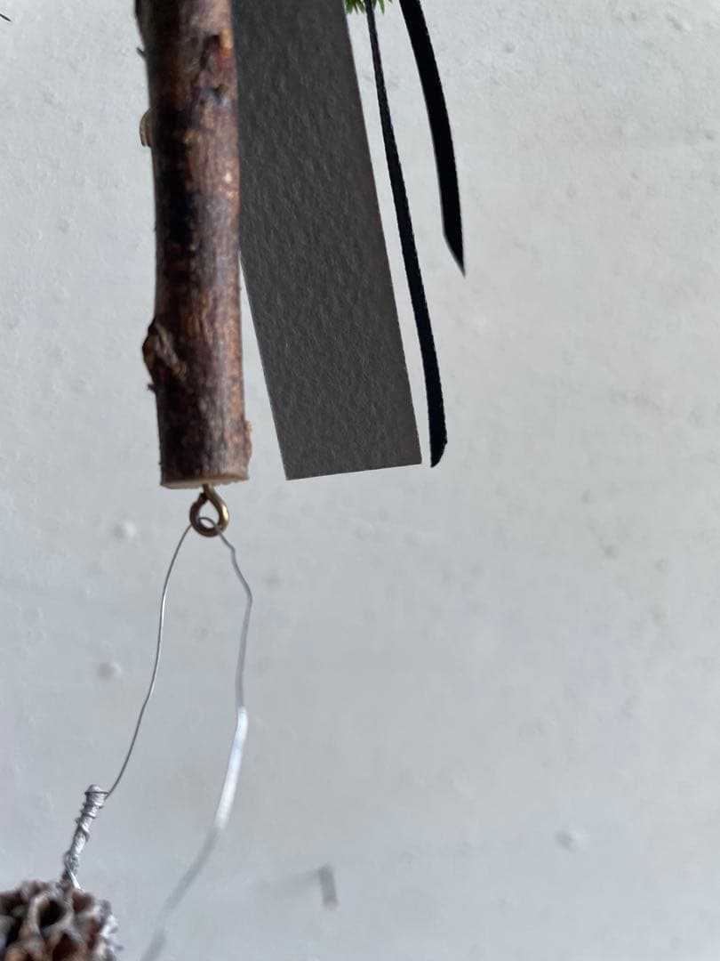 ミニツリーのフライングリース　（プリザーブド）