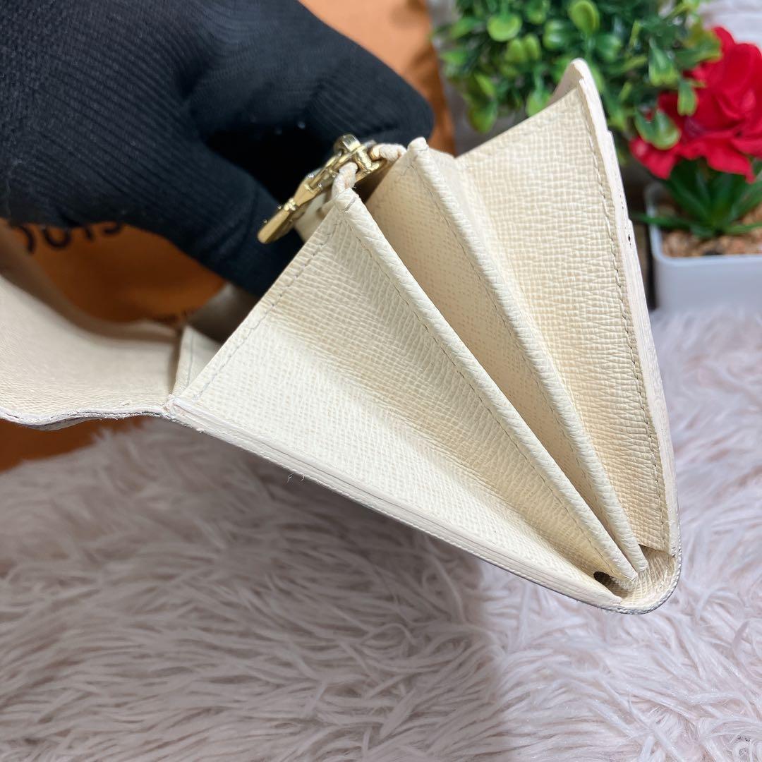 ！超美品！ ルイヴィトン ダミエ アズール ポルトフォイユ サラ 長財布