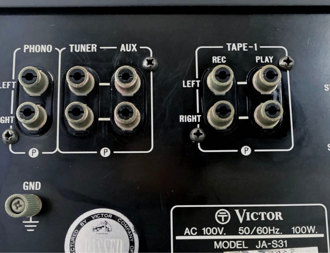 Victor プリメインアンプ JA-S31 動作良好 ビクター