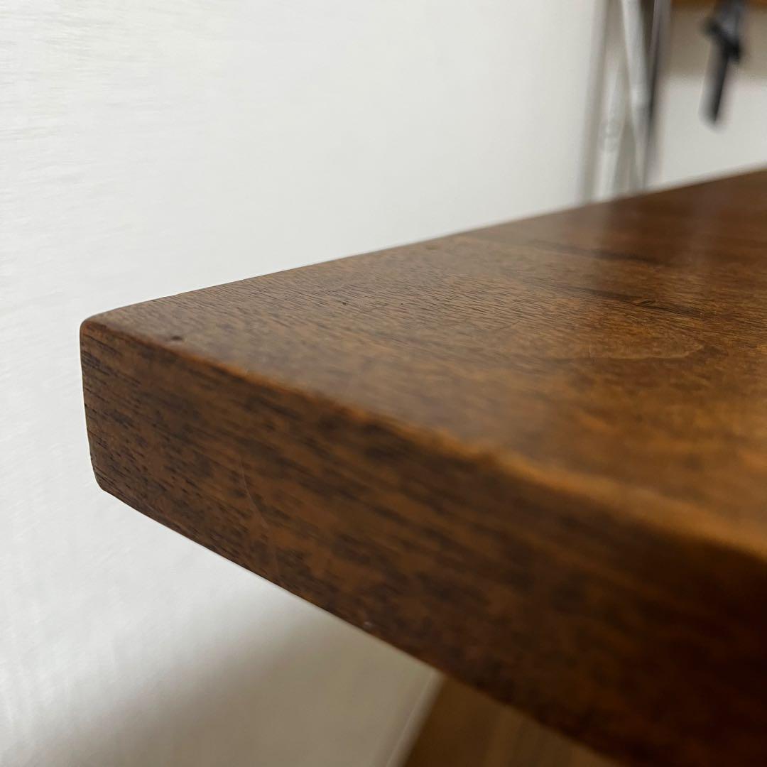 無垢材 ウォールナット ダイニングテーブル 蜜蝋 1600×800