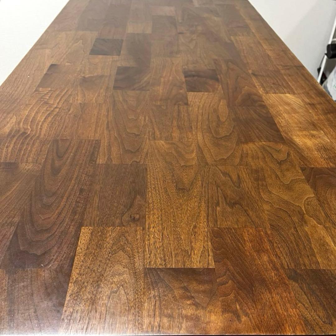 無垢材 ウォールナット ダイニングテーブル 蜜蝋 1600×800