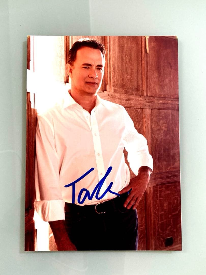 セール中…トム・ハンクス直筆サイン入り2Lサイズ写真…Tom Hanks…