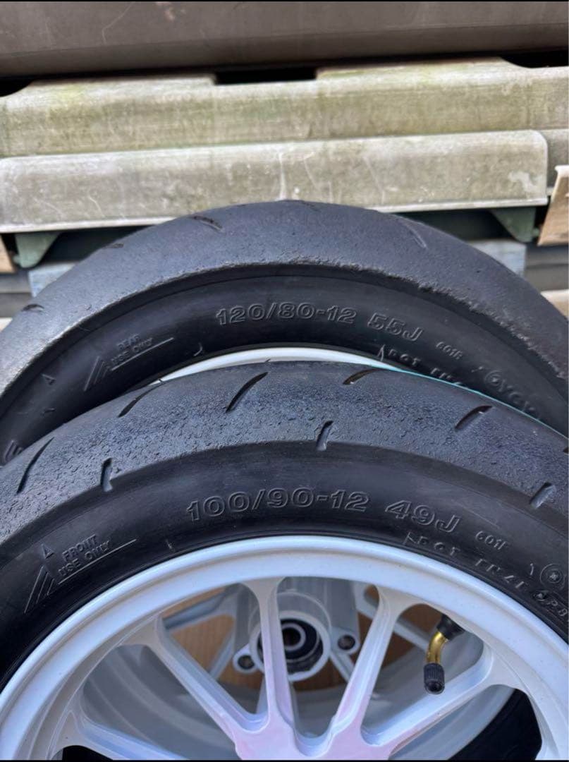 NSR50新品モダンワークス22年製ハイグリップタイヤ12インチ