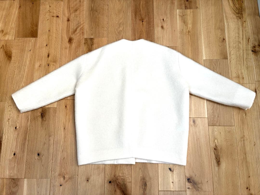 yori ウールモヘアシャギージャケット ベビーピンク 試着のみ