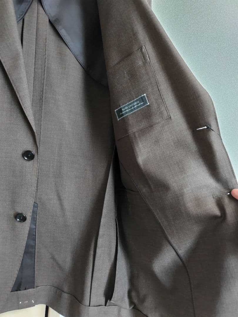 新品未使用　ナノユニバース　動けるスーツ　セットアップ　メンズ