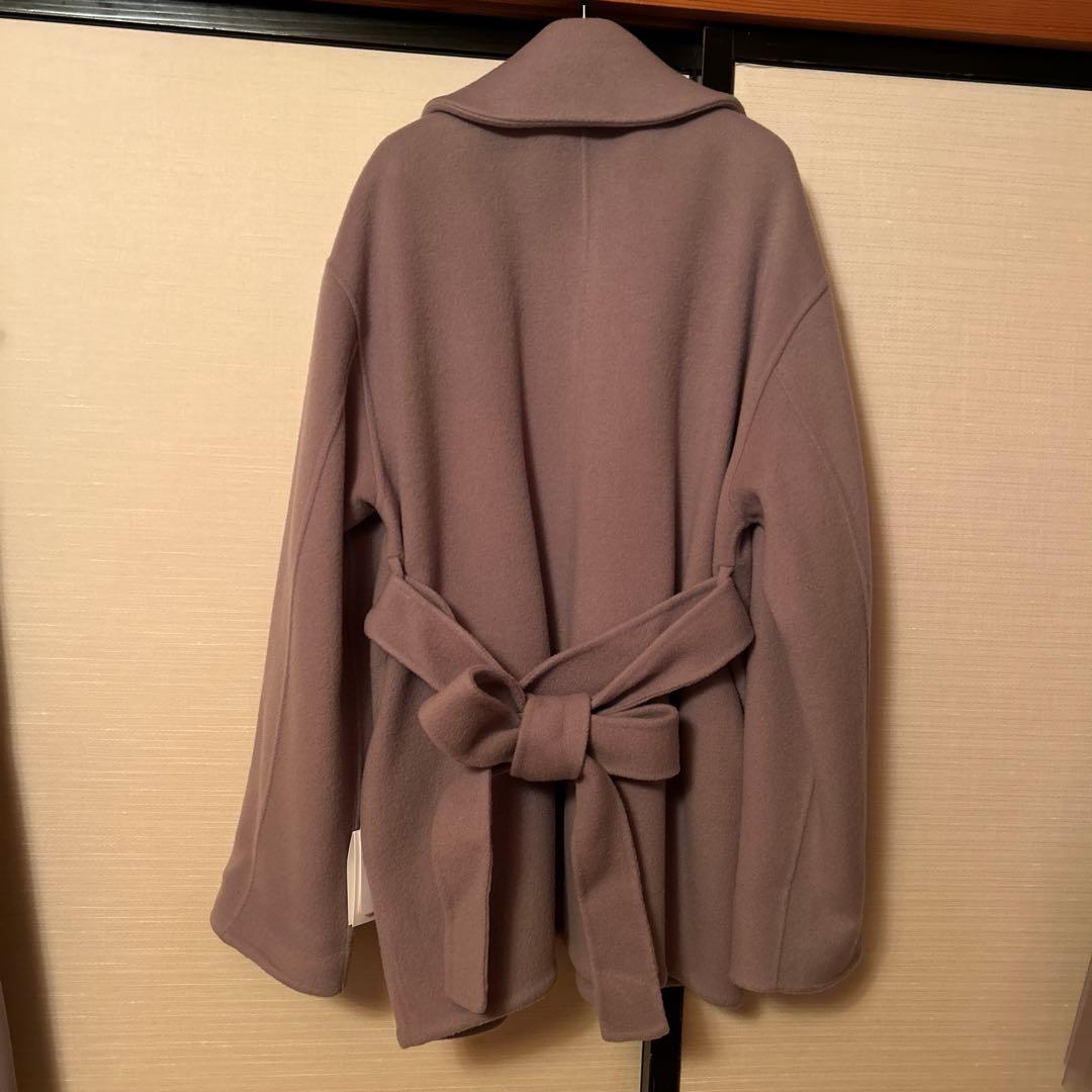 新品未使用　アルページュストーリー ミドル丈テーラーリバーコート　モカ　Sサイズ