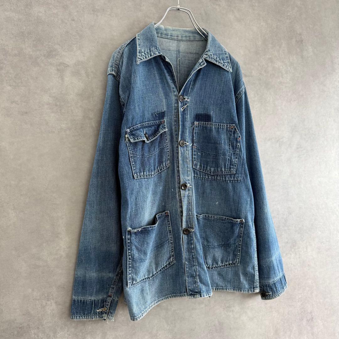 50s〜60sUnknown ヴィンテージ カバーオール ボロ BORO 雰囲気