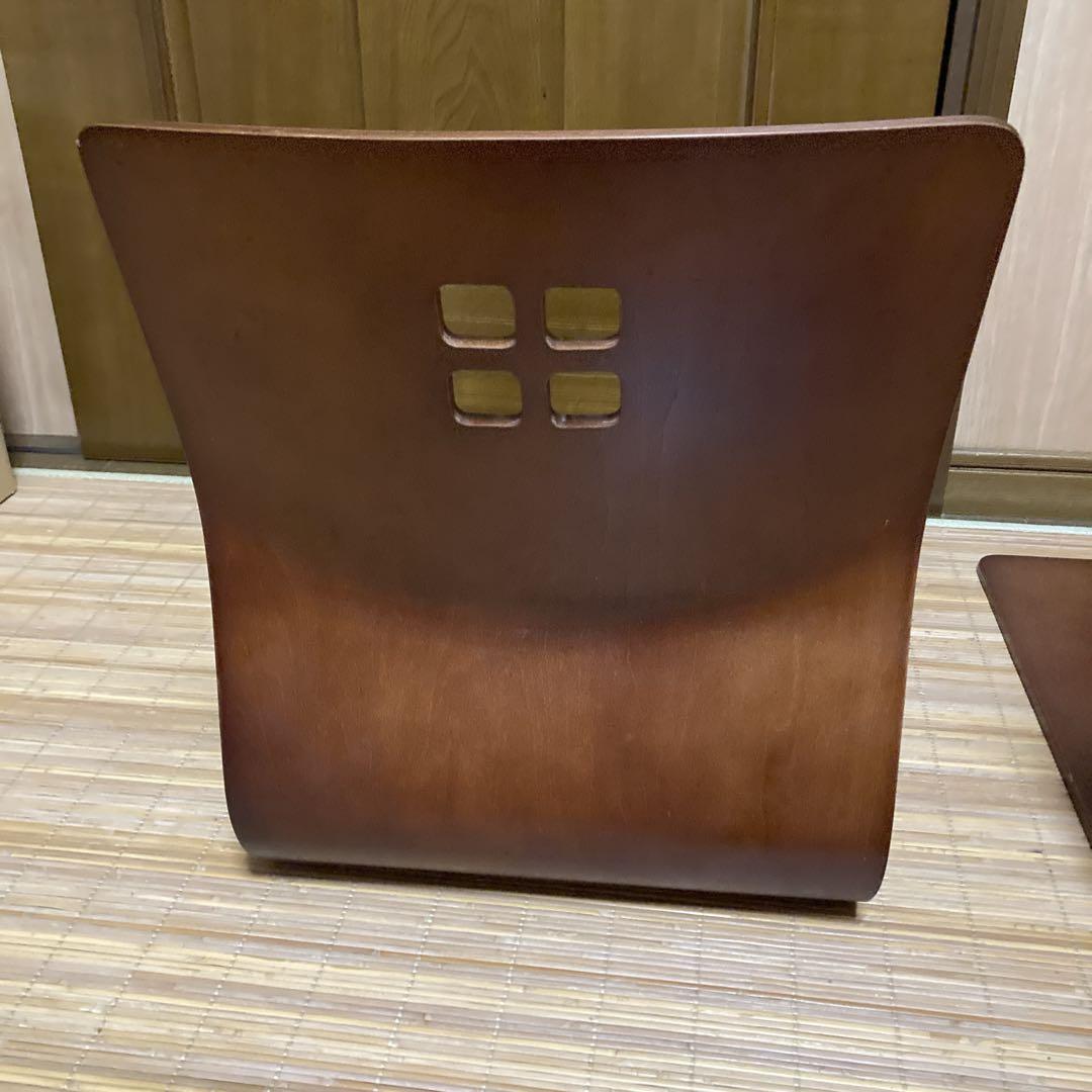 【5脚まとめ売り✨️】 木製　座椅子 曲げ座椅子 和座椅子 旅館座椅子 送料込み