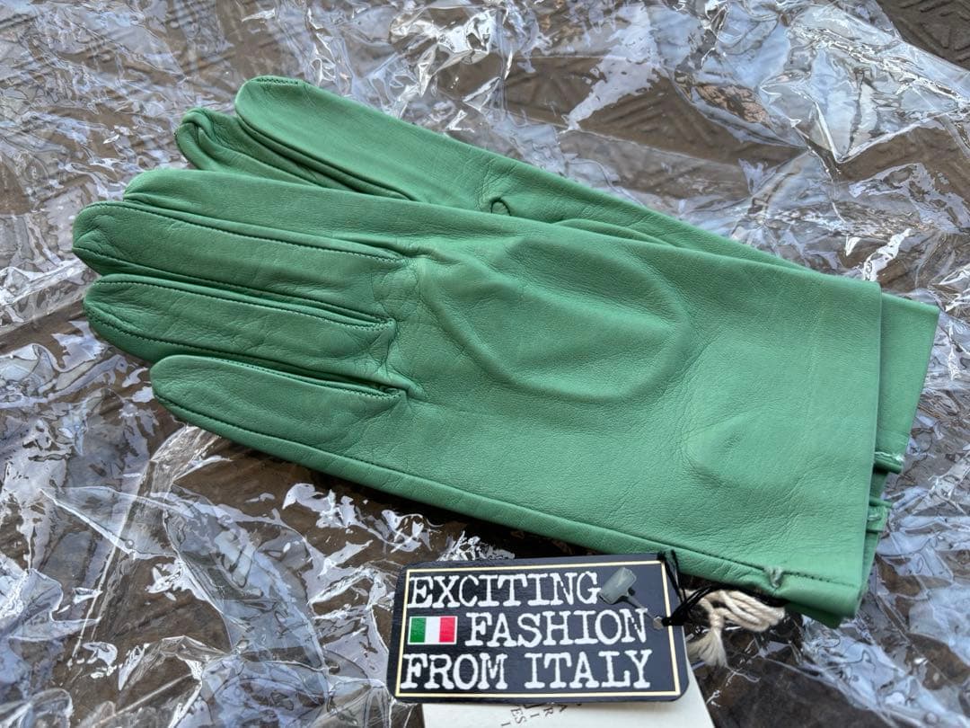 571新品PARISI grovesパリジ 羊革ラムレザー手袋 イタリア製