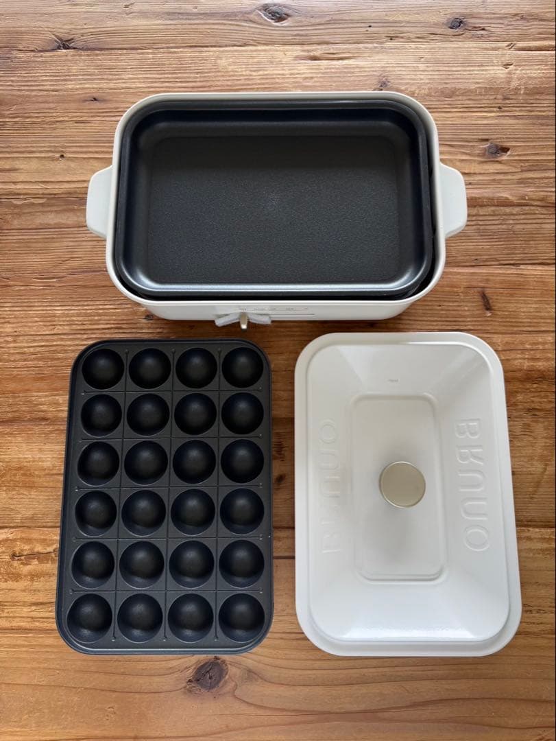 BRUNO コンパクトホットプレート ホワイトBOE021