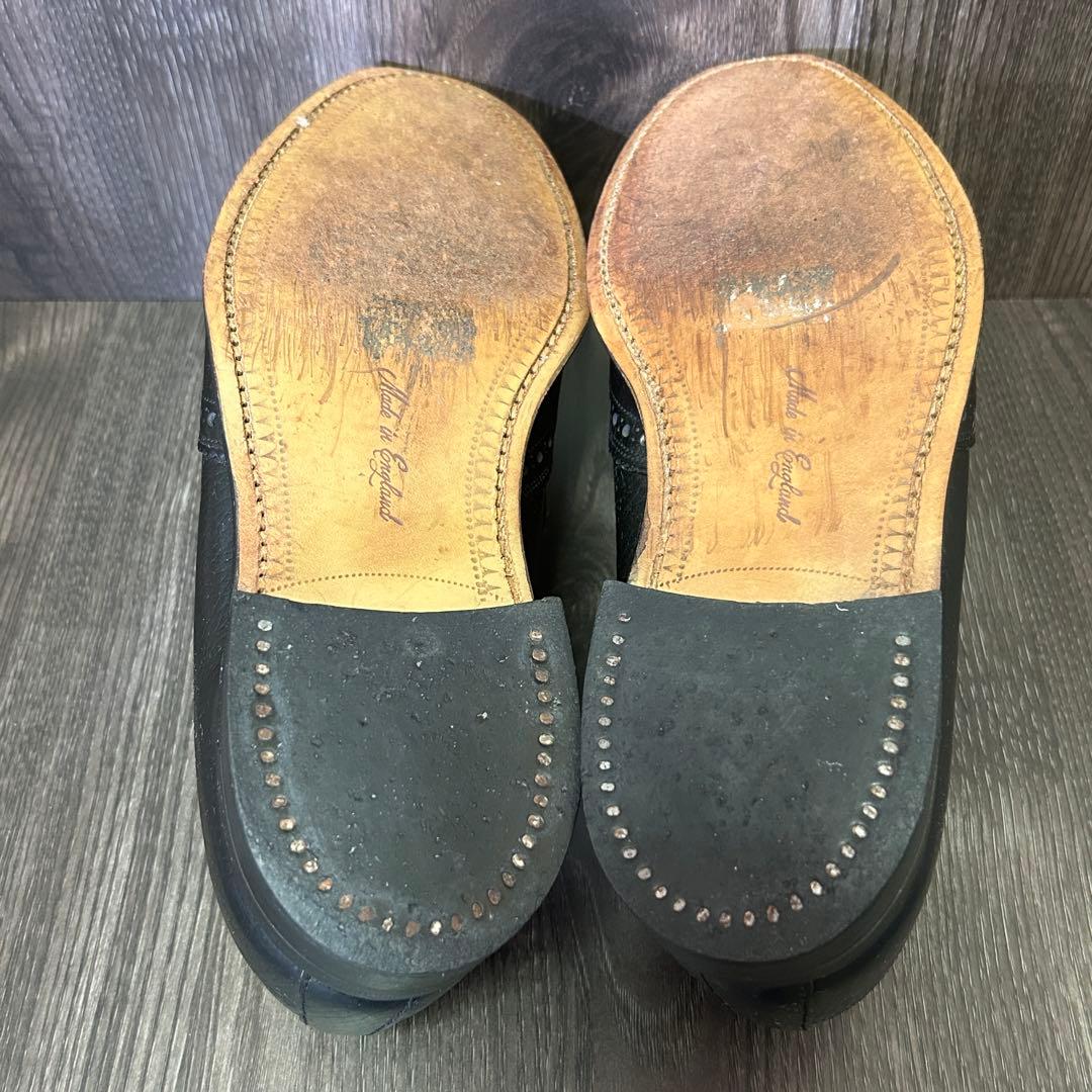 希少 英国製 リーガル ブリティッシュコレクション ウィングチップ 革靴 UK6