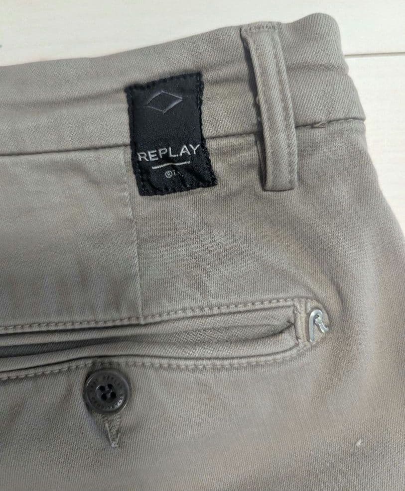 サブローさま　REPLAY Hyper Chino スリムフィットチノパンツ