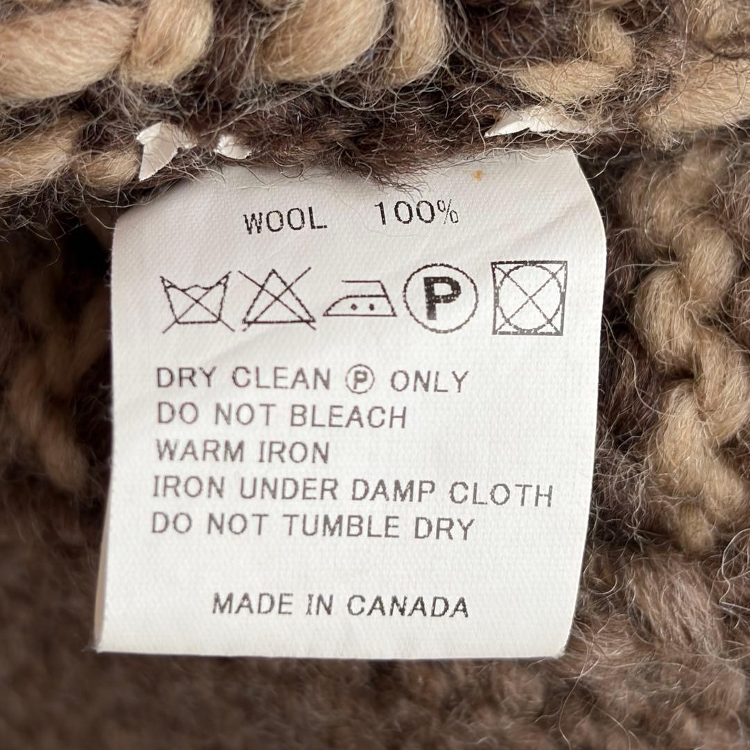 【SALE】【希少】Kanata ショールカラー カウチン ニット ベスト