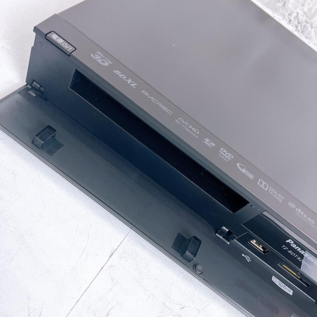 【美品】Panasonic TZ-BDT920PW ブルーレイレコーダー 1TB