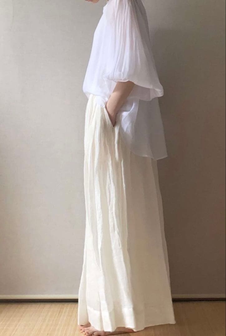 新品suzuki takayuki culotte pants nude