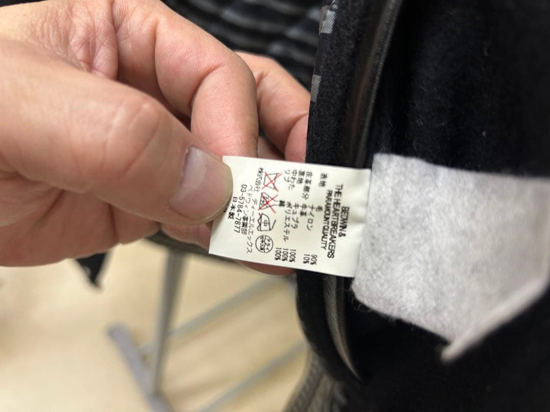 キート BEDWIN ベドウィン Jerry レザー スタジャンブラック