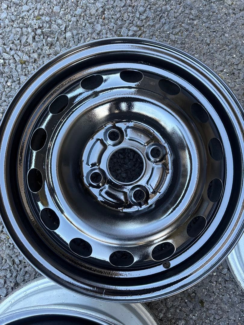 ①ダイハツ純正 14インチ スチールホイール 4穴
