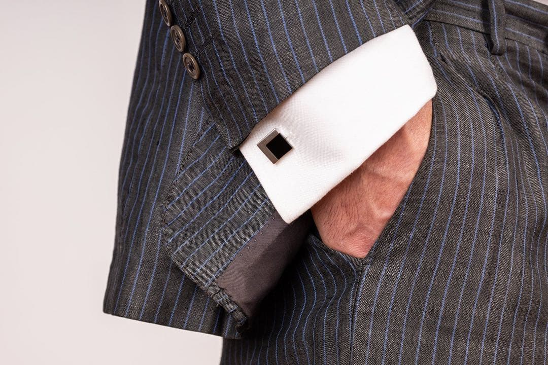 Louis FAGLIN レオン カフスボタン オニキス