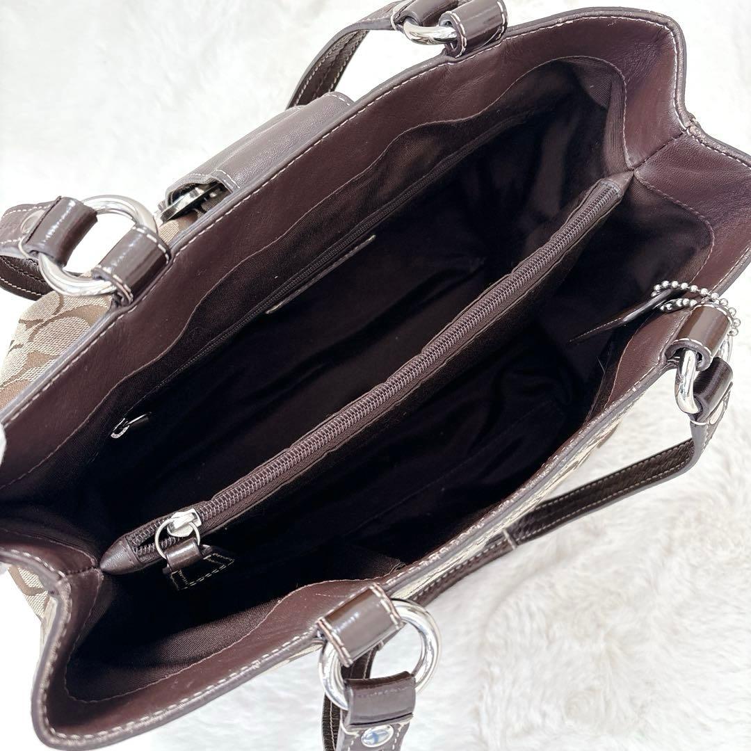 COACH コーチ トートバッグ　シグネチャー キャンバス　ショルダーバッグ