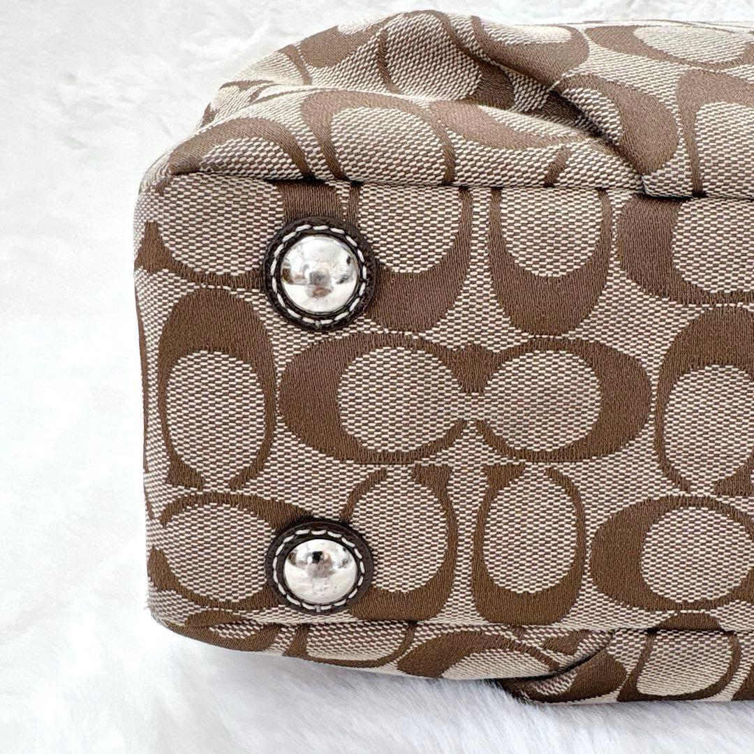 COACH コーチ トートバッグ　シグネチャー キャンバス　ショルダーバッグ
