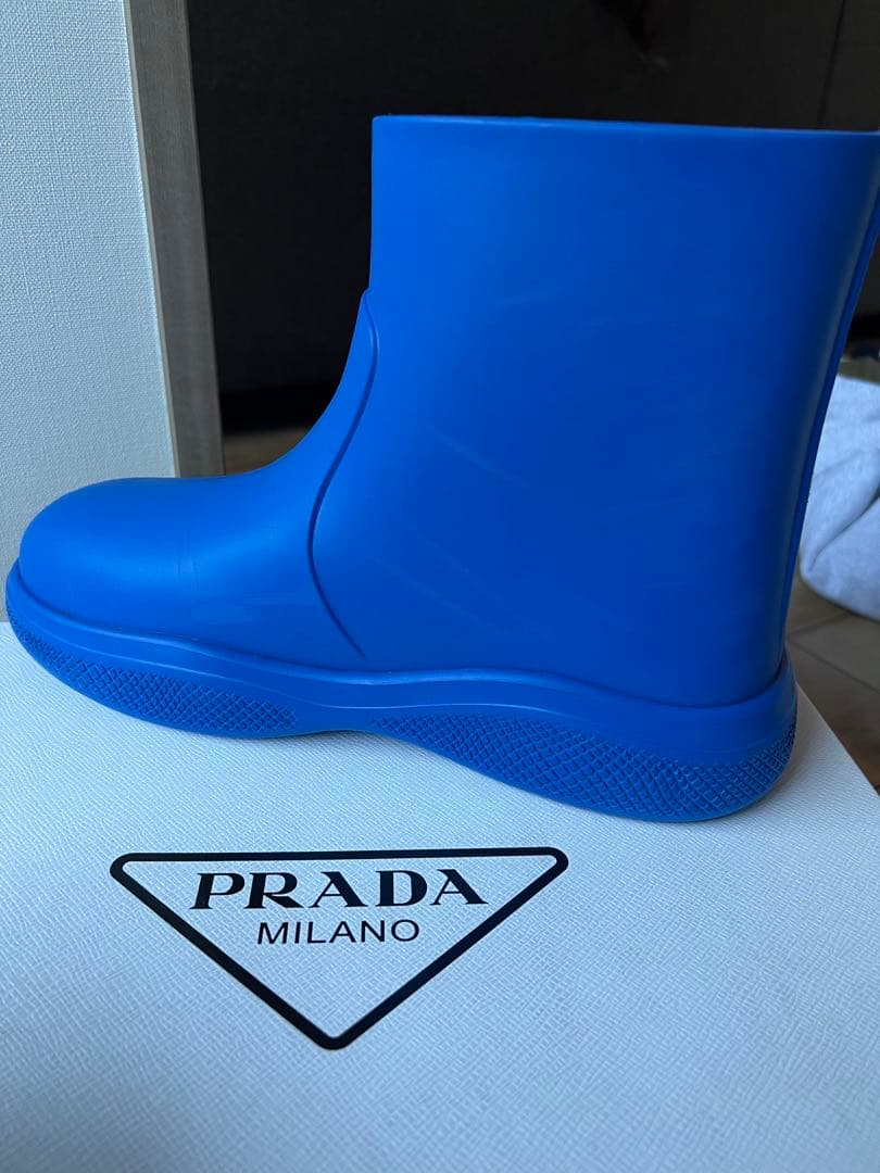 PRADA レインシューズ メンズ 42