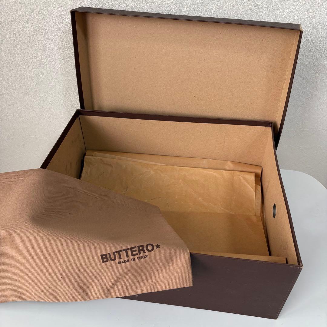 BUTTERO ブッテロ サイドジップブーツ GUIDI ブラック メンズ