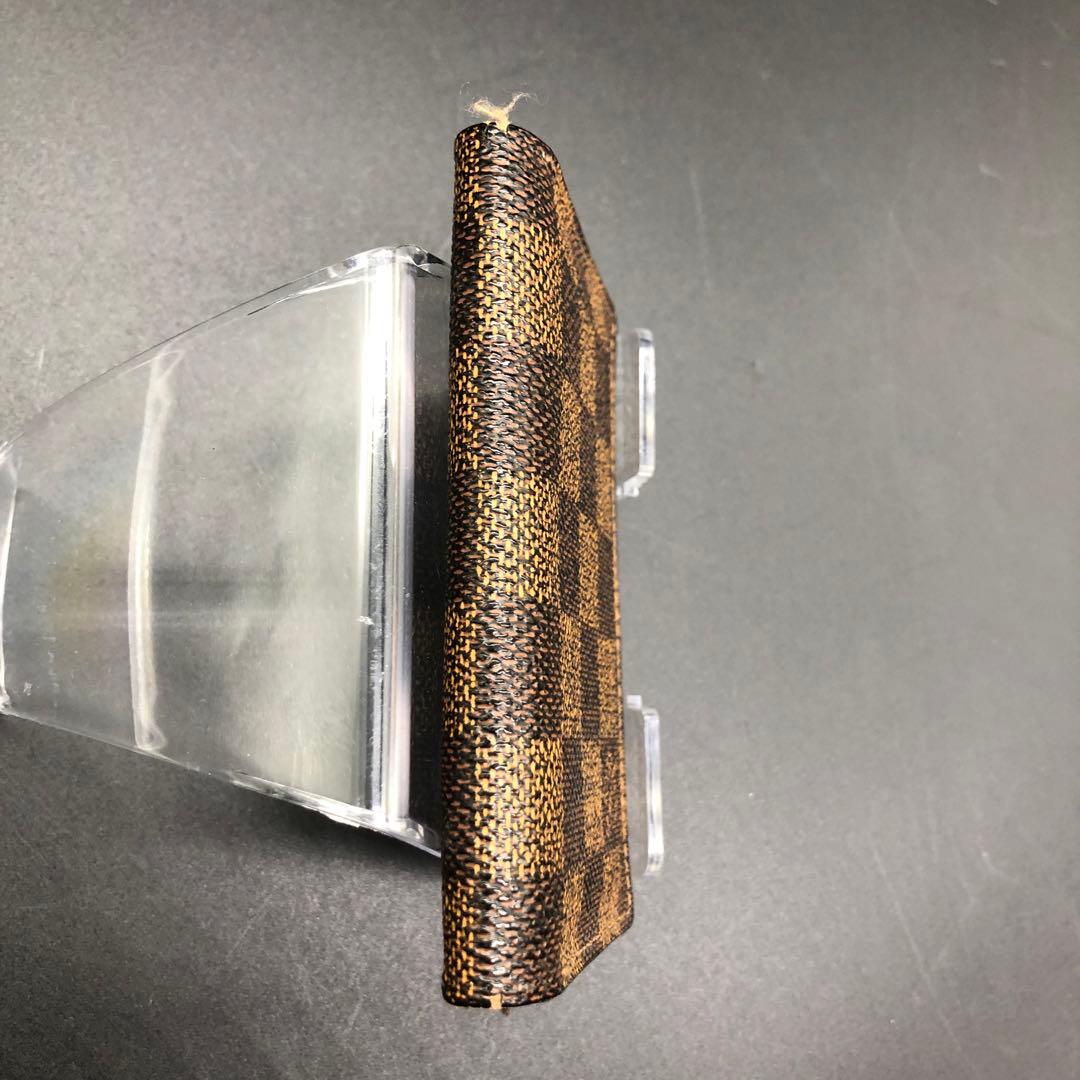 ルイヴィトン ダミエ カードケース 名刺入れ イニシャル入り