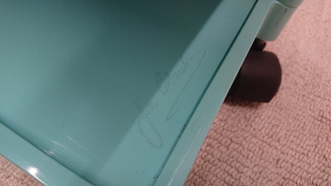 B-line ビーライン ボビーワゴン 水色 3段3トレイ