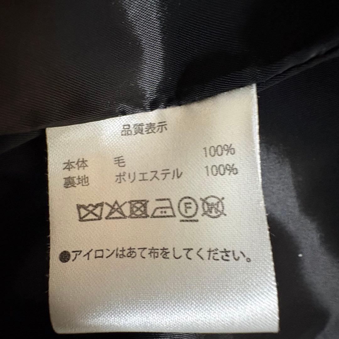 Disney RESORT×HarrisTweed ミッキー　ダッフルコート　L