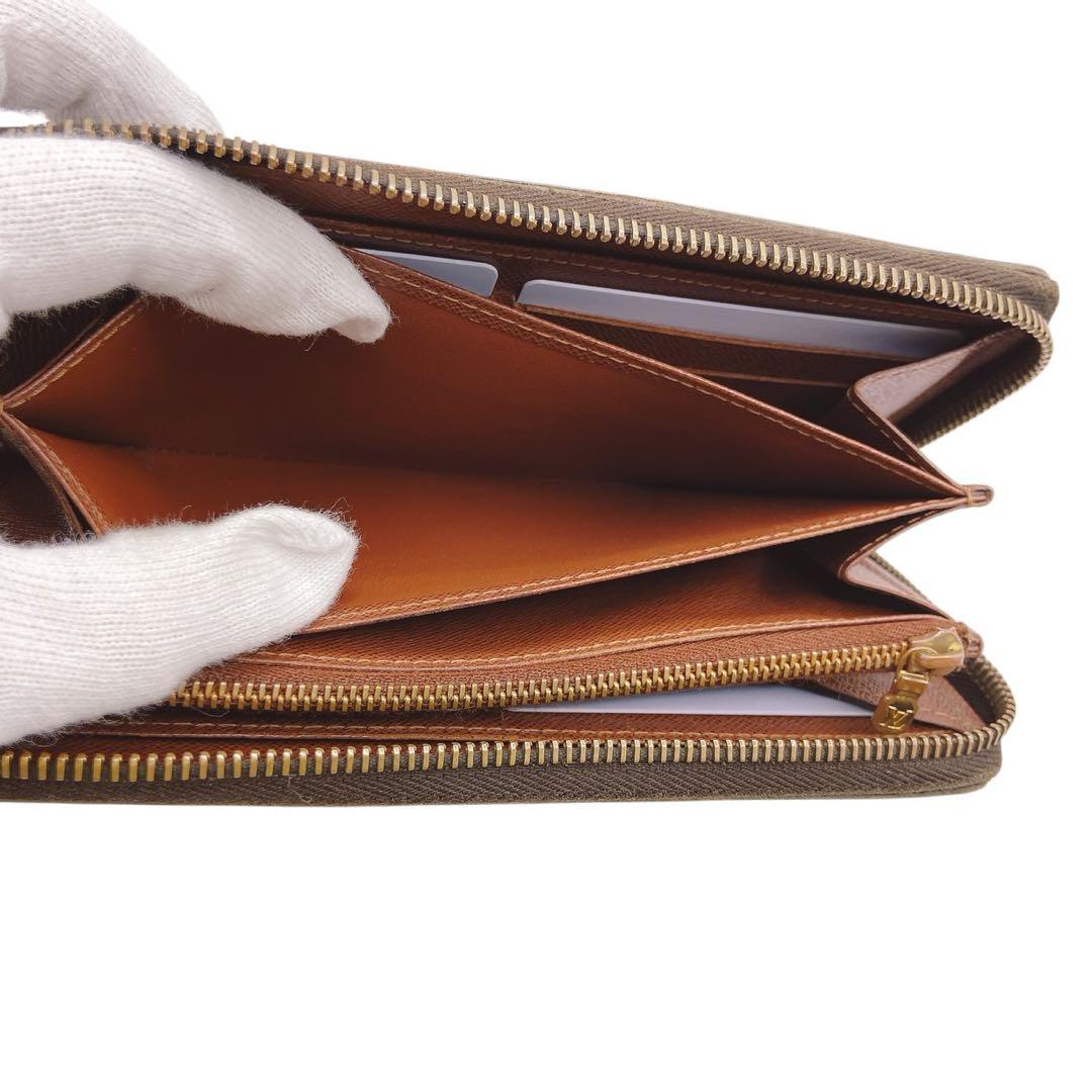 【美品】Louis Vuitton モノグラム ジッピーウォレット☆鑑定済みです