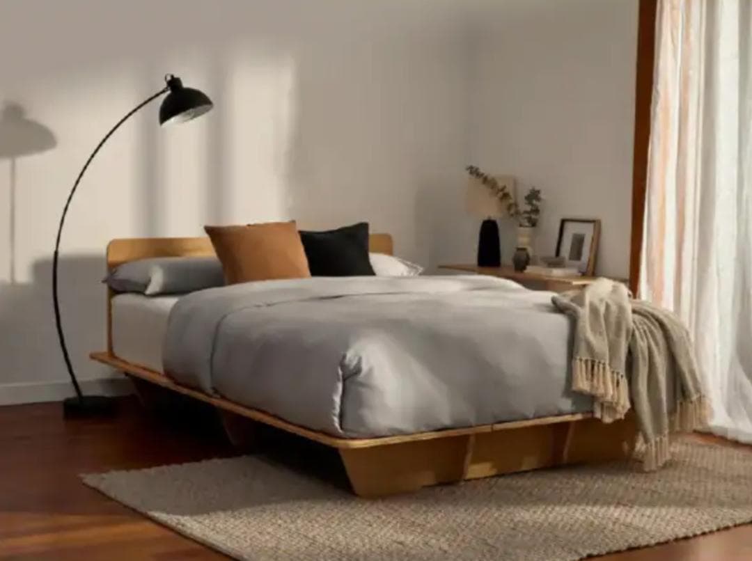 nakko1475 コアラ木製ベッドフレーム　クイーンサイズ