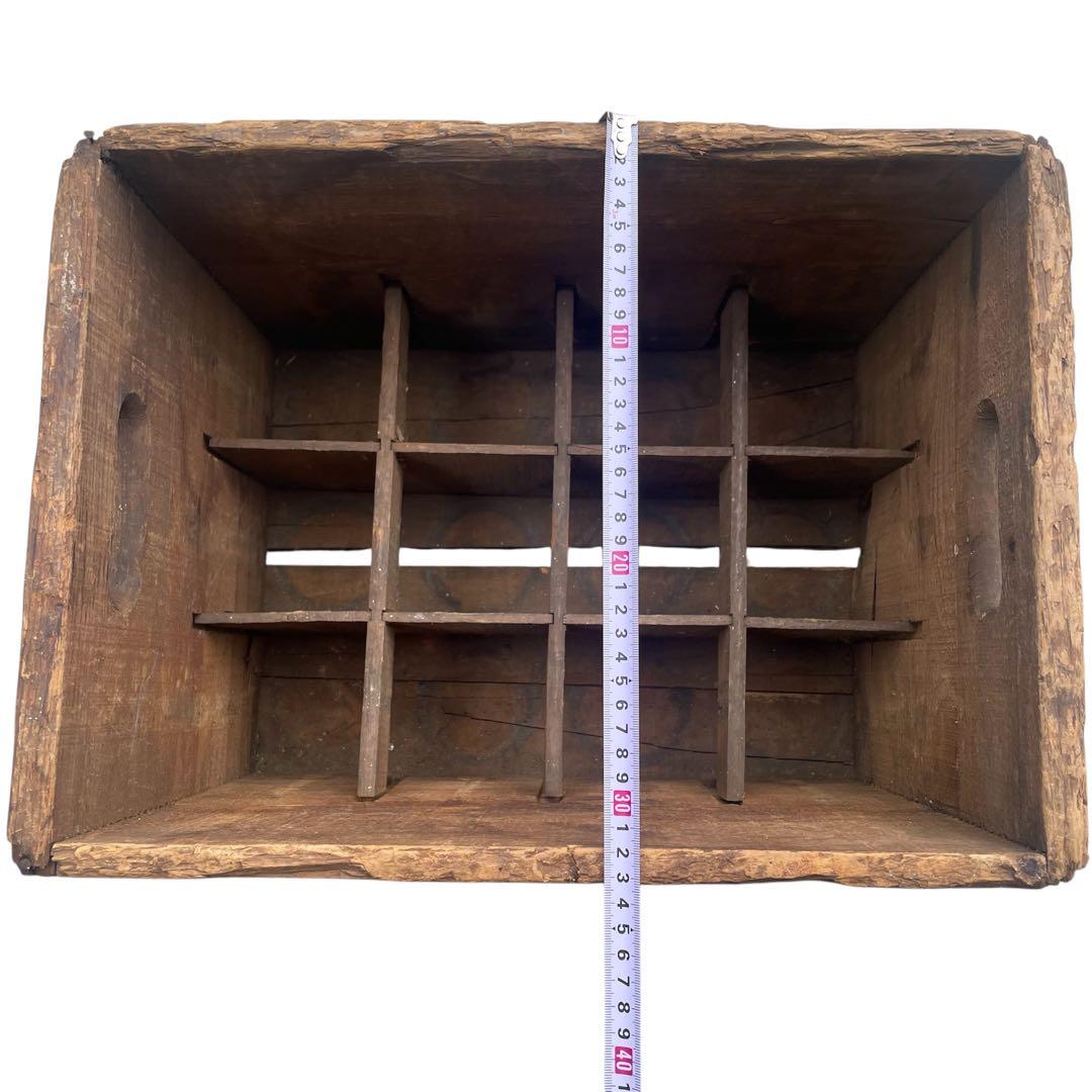 アメリカ　雑貨　家具　ビンテージ　木製　飲料ケース　瓶　レア　インテリアにも