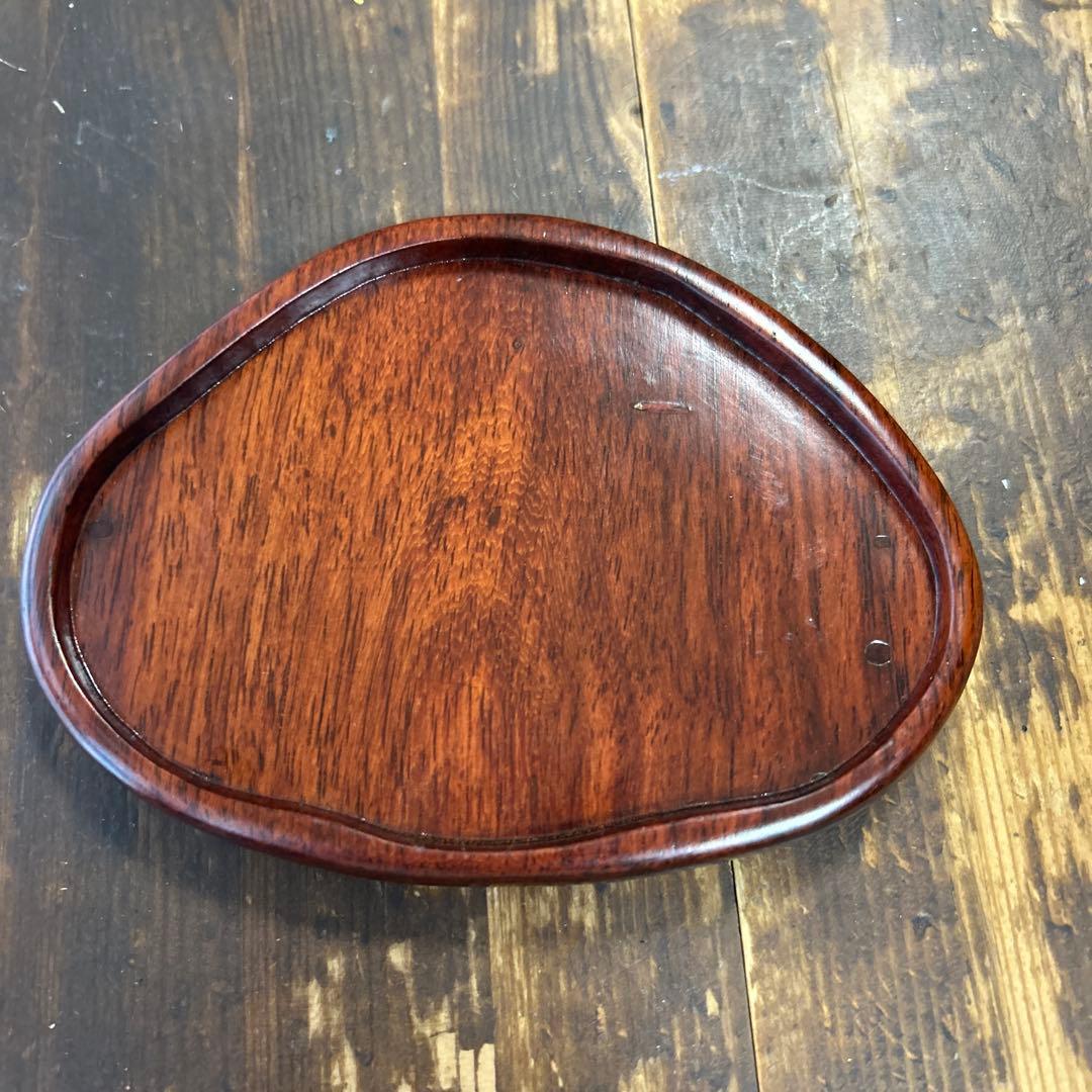 書道 硯 梅花坑水盂椿型　美術品　芸術品　骨董品　工芸品　最高級　逸品　中国美術