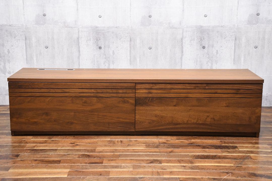 EKK36 岡家具 スカラ テレビボード ウォールナット無垢材 ローボード