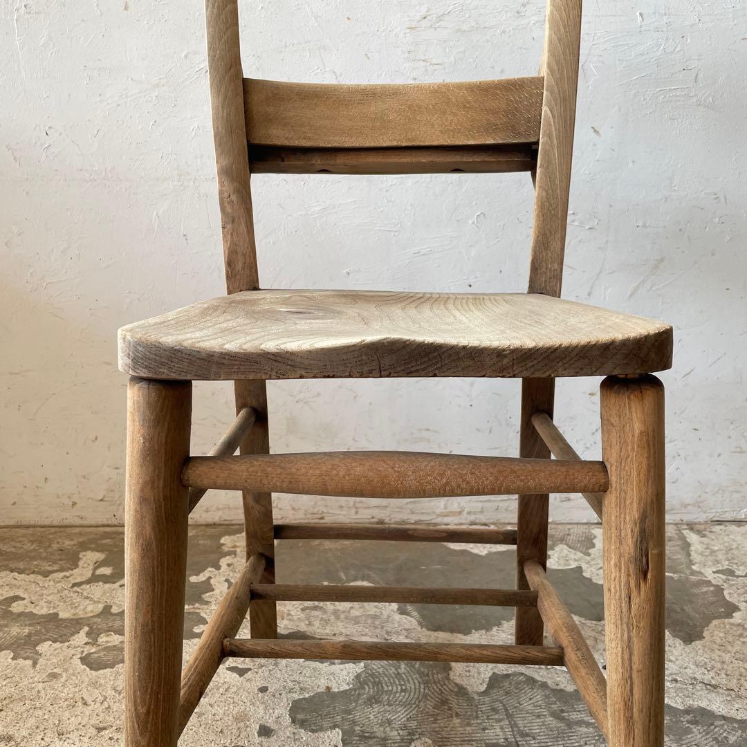 ビンテージ チャーチチェア　ダイニングチェア　カフェチェア　剥離 no3