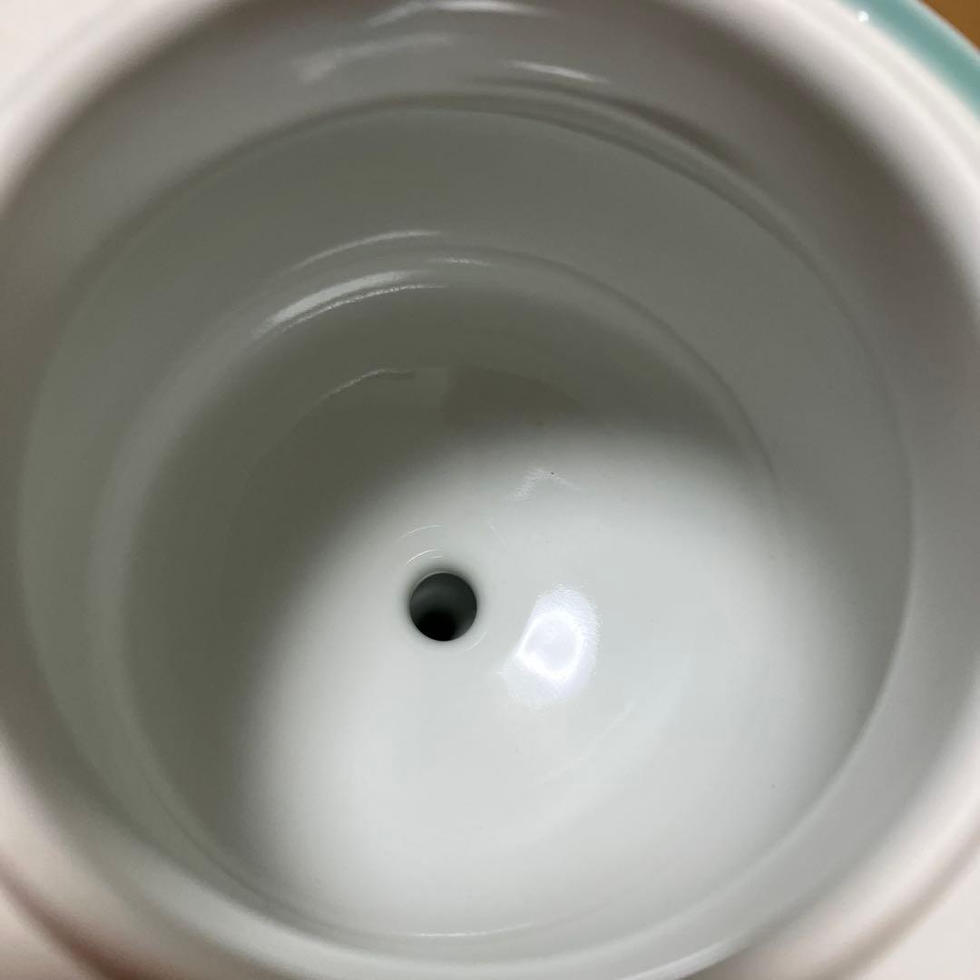 深川製磁 青磁 冠付 花瓶 宮内庁御用達 桐箱付き